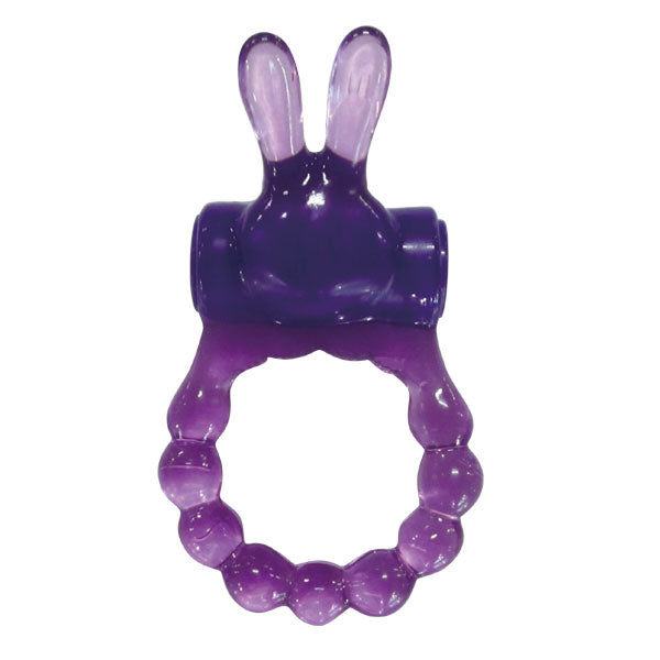 Top Cat Toys Vibrating Bunny Ring - Purple