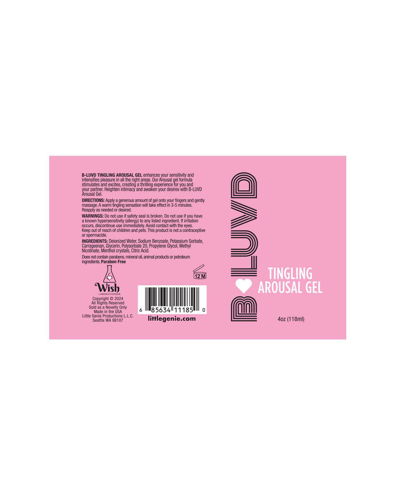Little Genie B-Luvd Arousal Gel 4oz