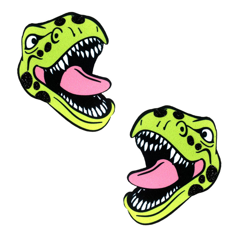 Neva Nude Freaking Awesome Sexy T-Rexy Dino Glitter Nipztix Pasties