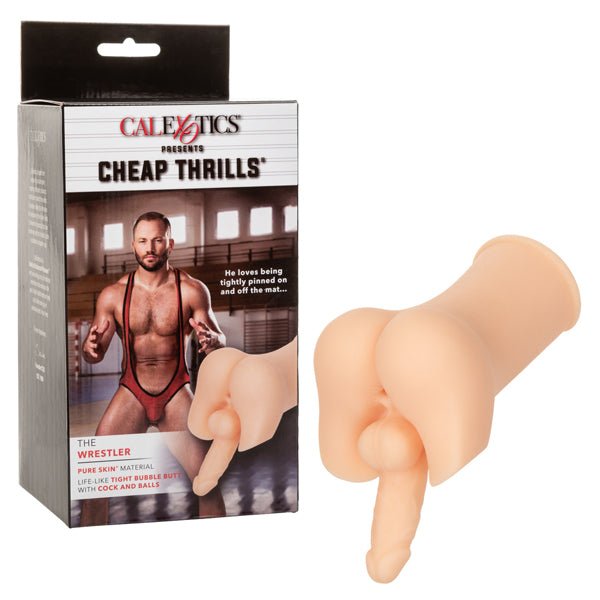 CalExotics Cheap Thrills The Wrestler - Light - Stroker Masturbator - Realistic Body Part Stroker