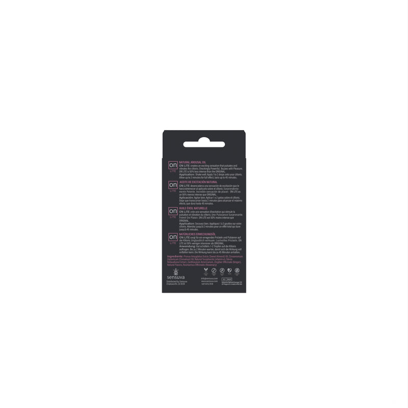 Sensuva On Lite Arousal Oil - Medium Box - 0.17 Fl. Oz.