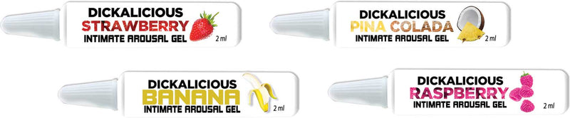Hott Products Dickalicious - 2ml Tubes Wall Mount - 144 Pc Display