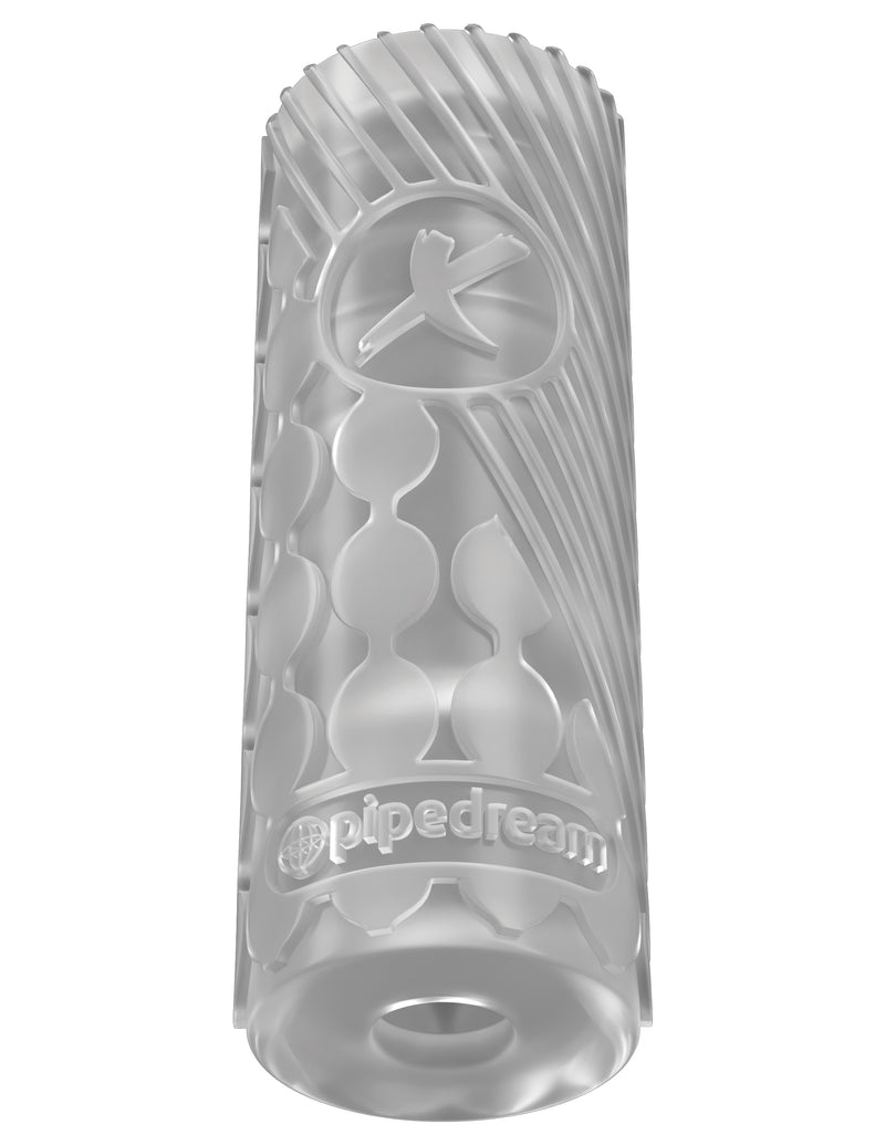 Pipedream PDX Elite EZ Grip Stroker Clear - Stroker Masturbator - Pocket Pussy