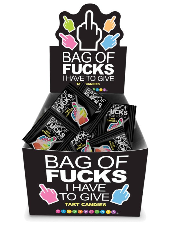 "Bag of Fucks I Have to Give Display of 100 Count LG-CP1216"
