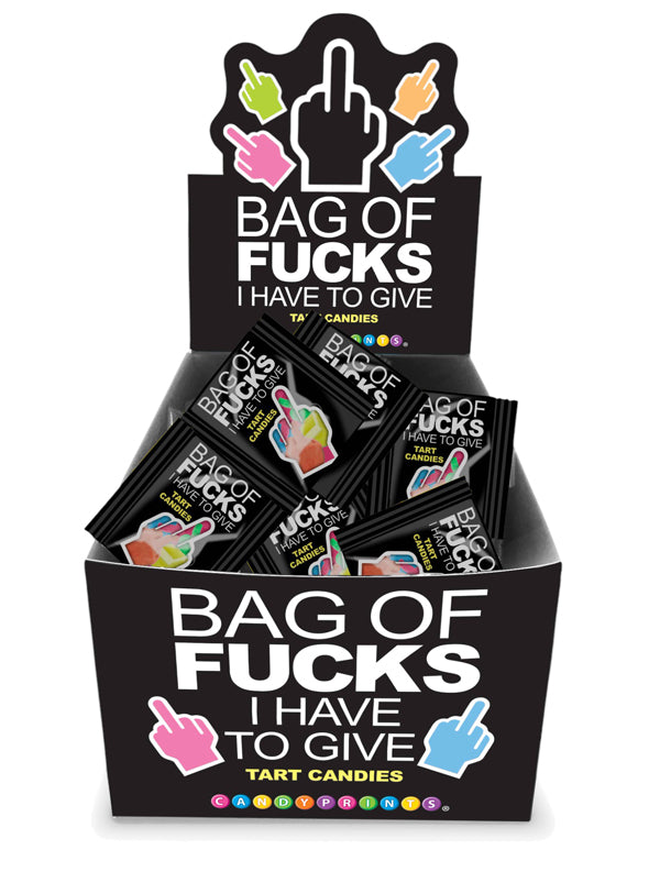 Little Genie Bag of Fucks I Have to Give Display of 100 Count