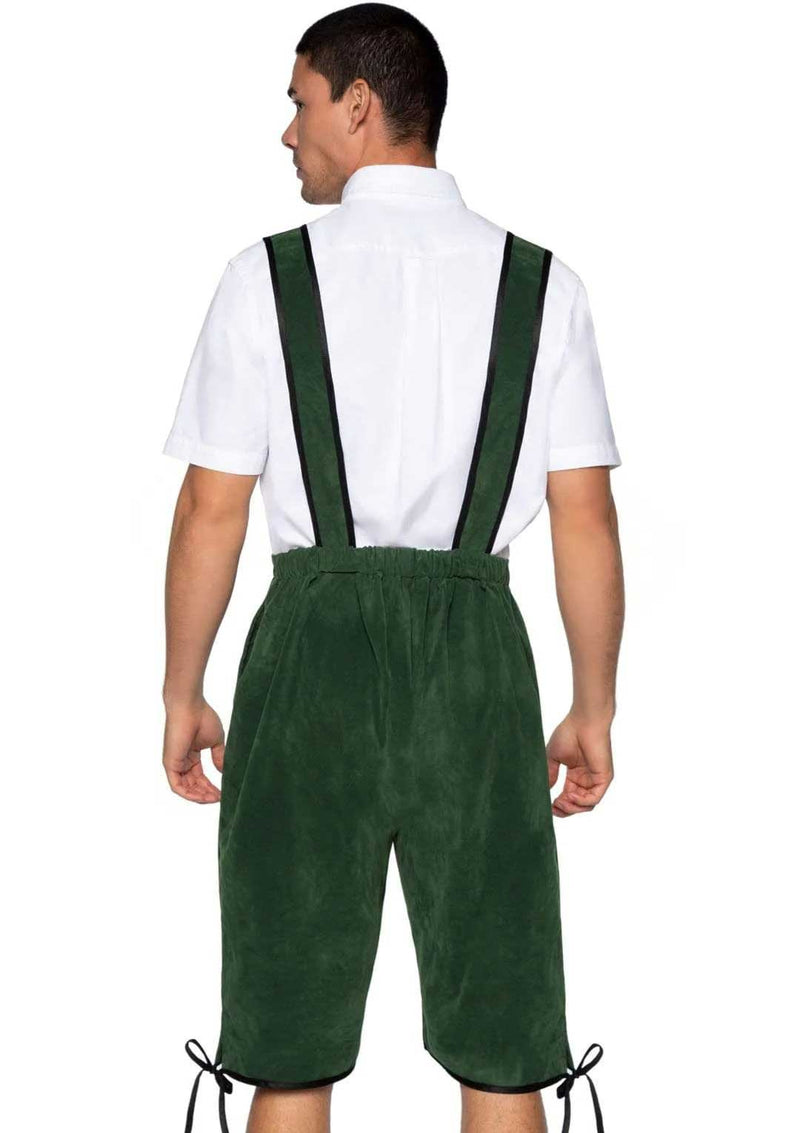 Leg Avenue Men's Beerfest Lederhosen Oktoberfest Costume - X-Large - Green