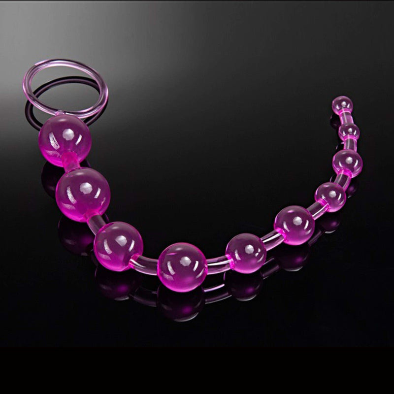 B Yours Basic Pink 12.75-Inch Anal Beads