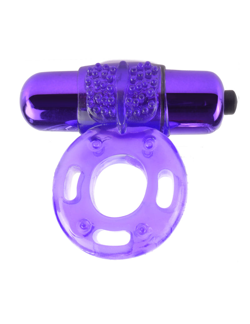 Pipedream Fantasy C-Ringz Vibrating Super Ring Purple