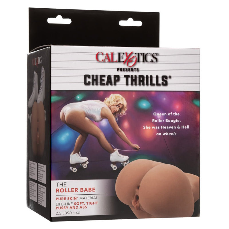 CalExotics Cheap Thrills The Roller Babe - Stroker Masturbator - Realistic Body Part Stroker