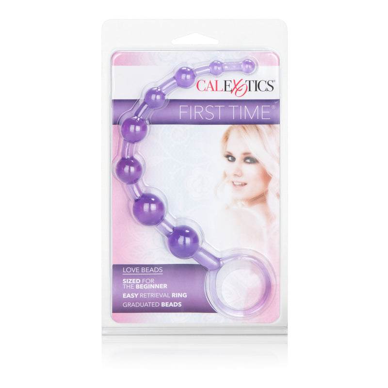 CalExotics First Time Love Beads - Purple
