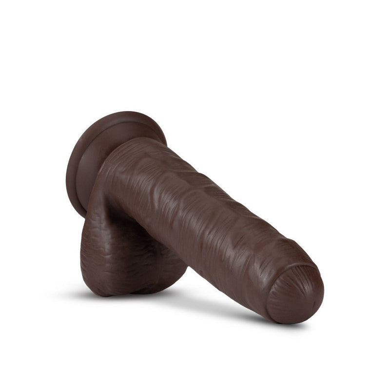 Coverboy Pierre The Chef Realistic Chocolate 7-Inch Long Dildo With Balls & Suction Cup Base