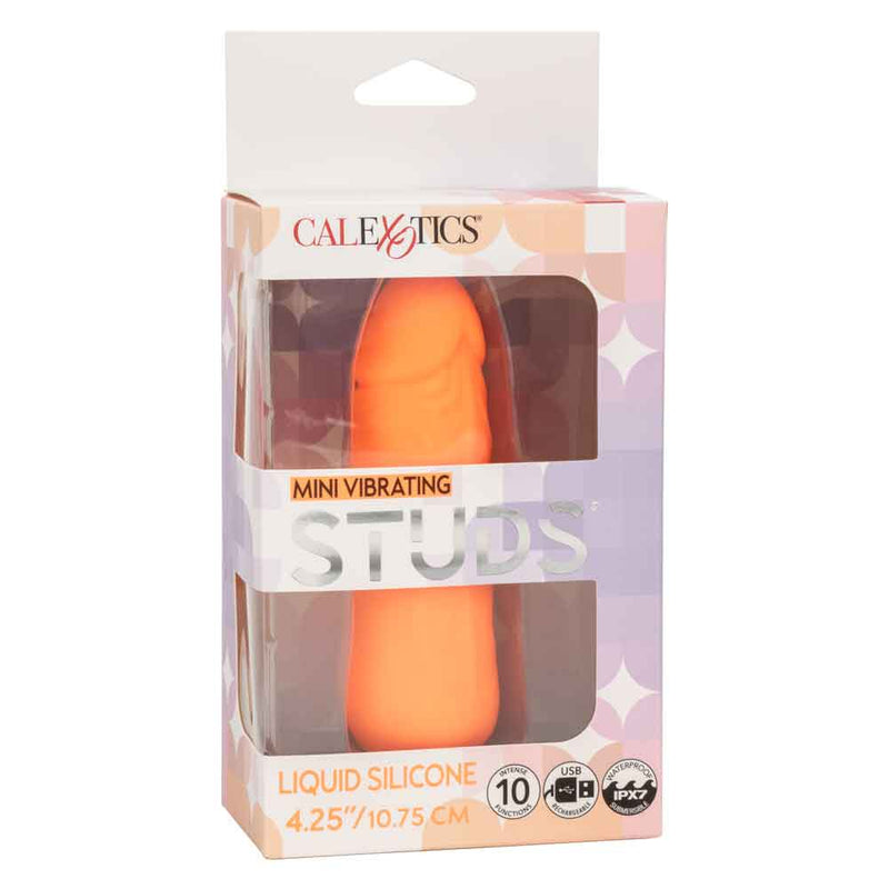 CalExotics Mini Vibrating Studs - Orange