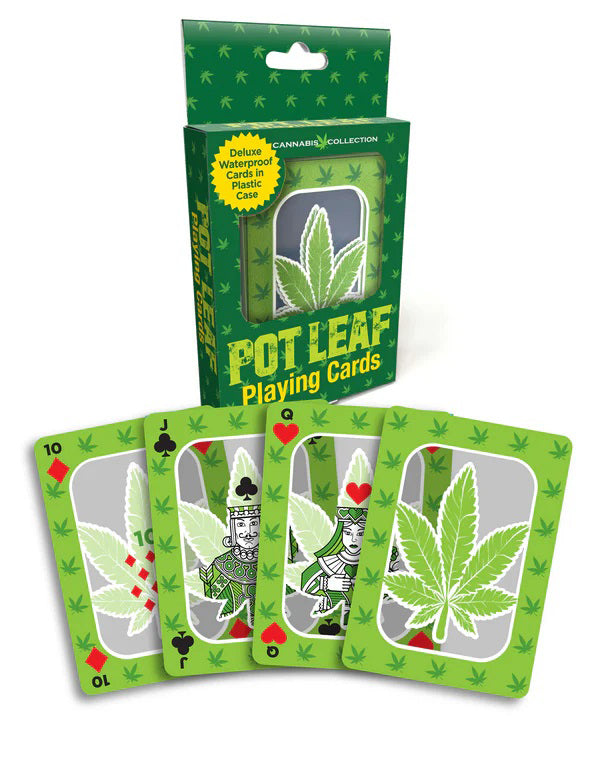 Little Genie Pot Leaf Waterproof Playing Cards
