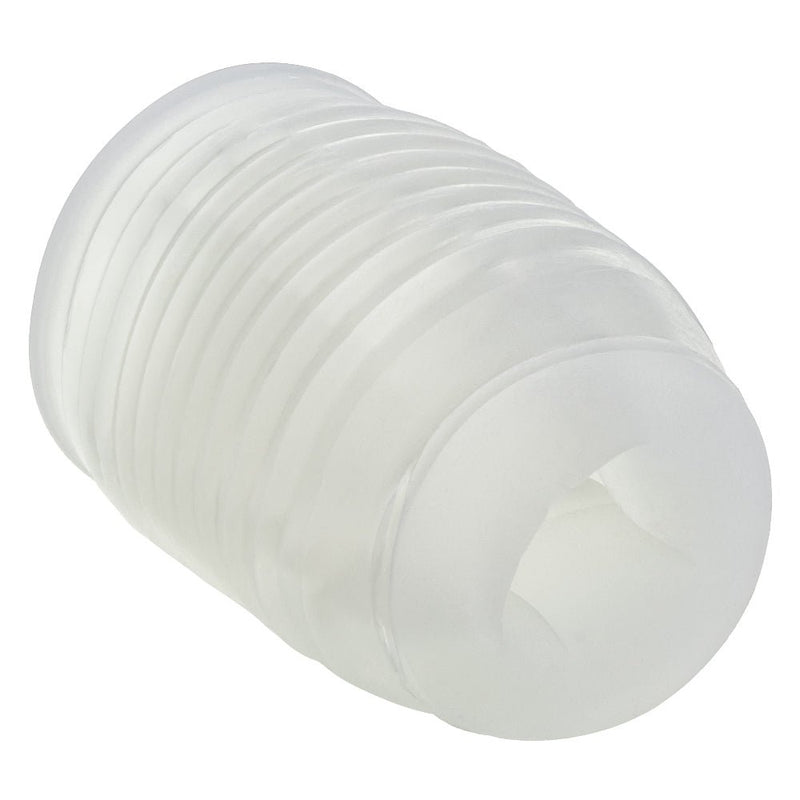 CalExotics Pop Sock Ribbed - Clear - Stroker Masturbator - Mini Stroker