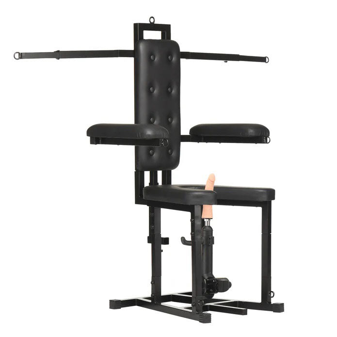 XR Brands Enforcer Chair With Sex Machine