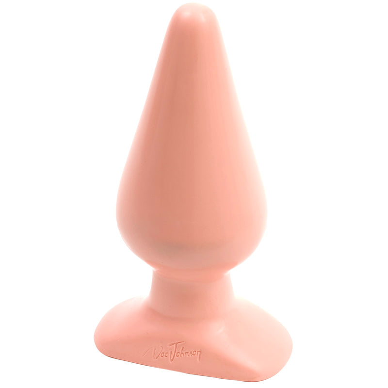 Doc Johnson Classic Butt Plug Smooth - Large - White