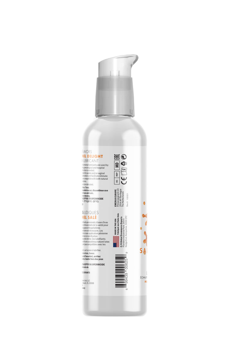 M.D. Science Lab Swiss Navy 4-in-1 Playful Flavors - Salted Caramel Delight - 4 Fl. Oz.