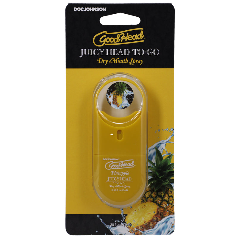 Doc Johnson Goodhead - Juicy Head Dry Mouth Spray to-Go .30 Fl - Pineapple