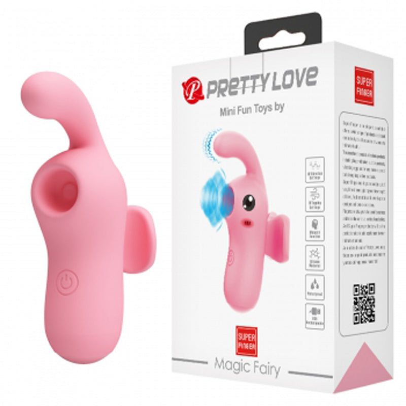 Pretty Love Magic Fairy Finger Vibrator - Pink