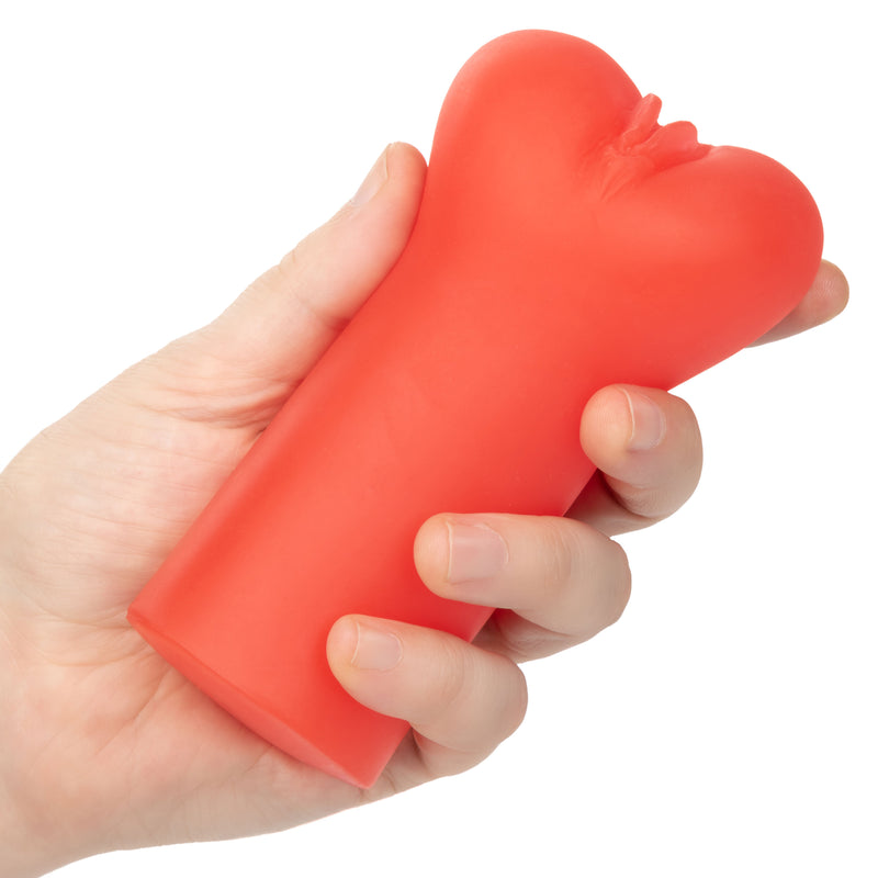 CalExotics Cheap Thrills - The She Devil - Red - Stroker Masturbator - Pocket Pussy