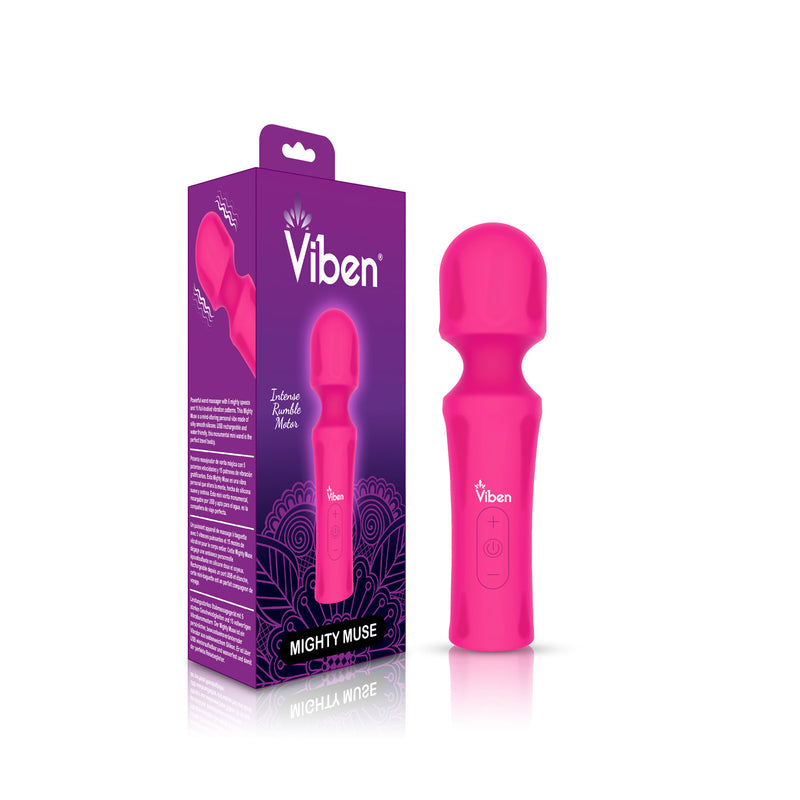 Viben Mighty Muse Mini Massager - Hot Pink