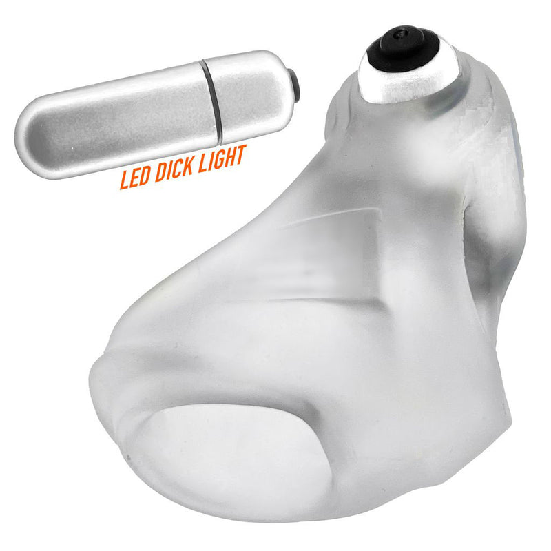 Oxballs Glowsling Cocksling Led - Clear Ice