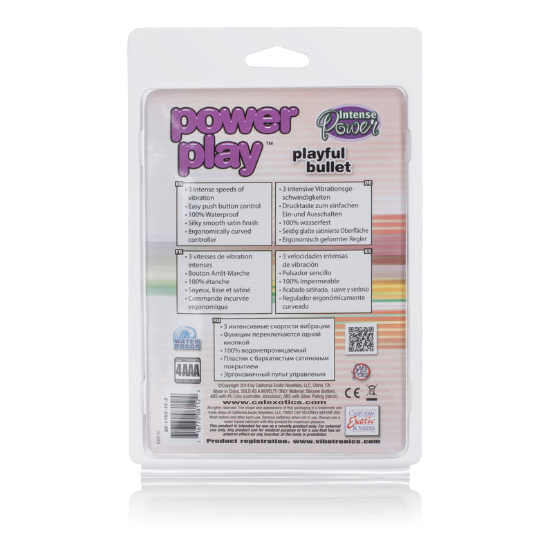 CalExotics Power Play Playful Bullet - Purple
