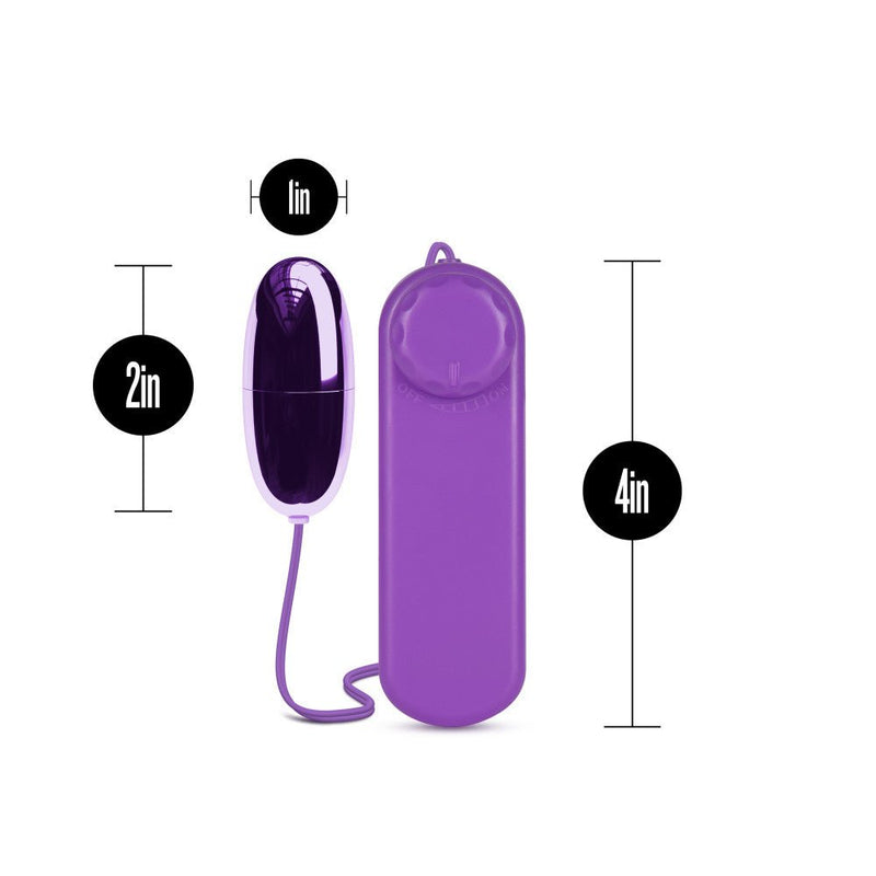 B Yours Power Bullet Purple 2.10-Inch Vibrating Bullet