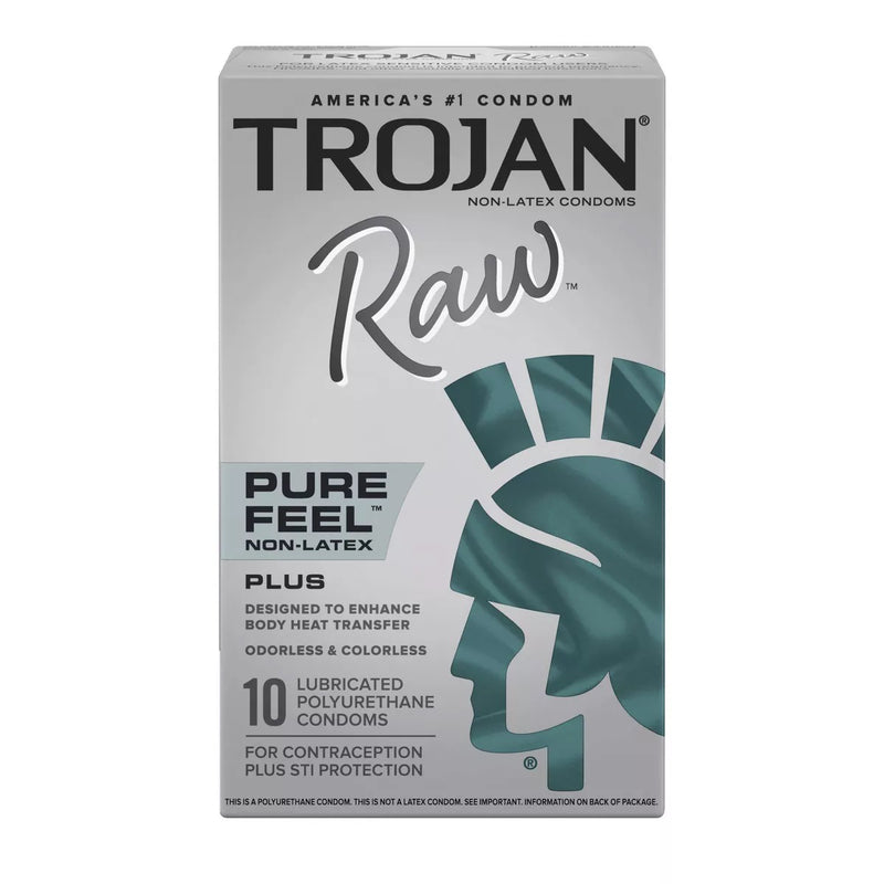 Paradise Marketing Trojan Raw Non-Latex 10 Pack