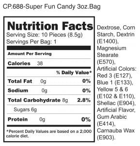 Little Genie Super Fun Penis Candy Bag