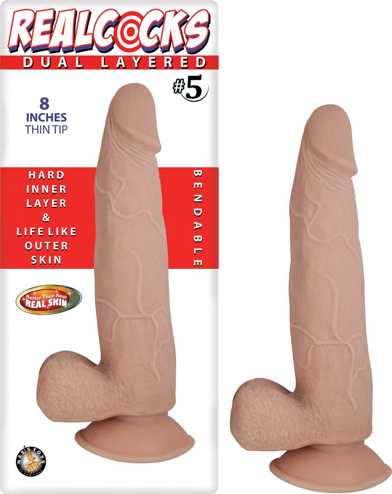 "Realcocks Dual Layered #5 - Flesh NW2784-1"