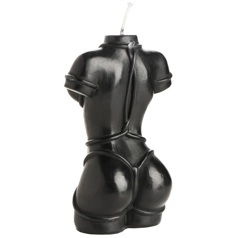 XR Brands Bound Goddess Drip Candle - Black