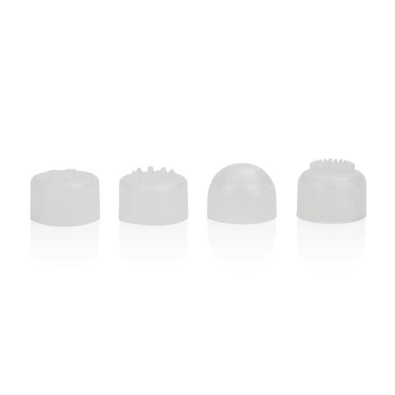 CalExotics Compact Waterproof Personal Travel Massager With 4 Tips - White