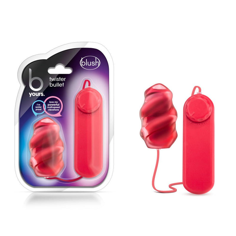B Yours Twister Bullet Red 2.65-Inch Vibrating Bullet