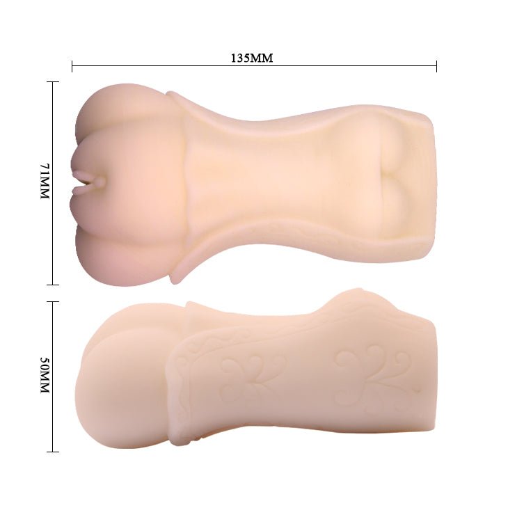 Pretty Love Crazy Bull No Lube Masturbator Sleeve - Realistic Pussy Skin-Like Texture - Stroker Masturbator - Realistic Pocket Pussy