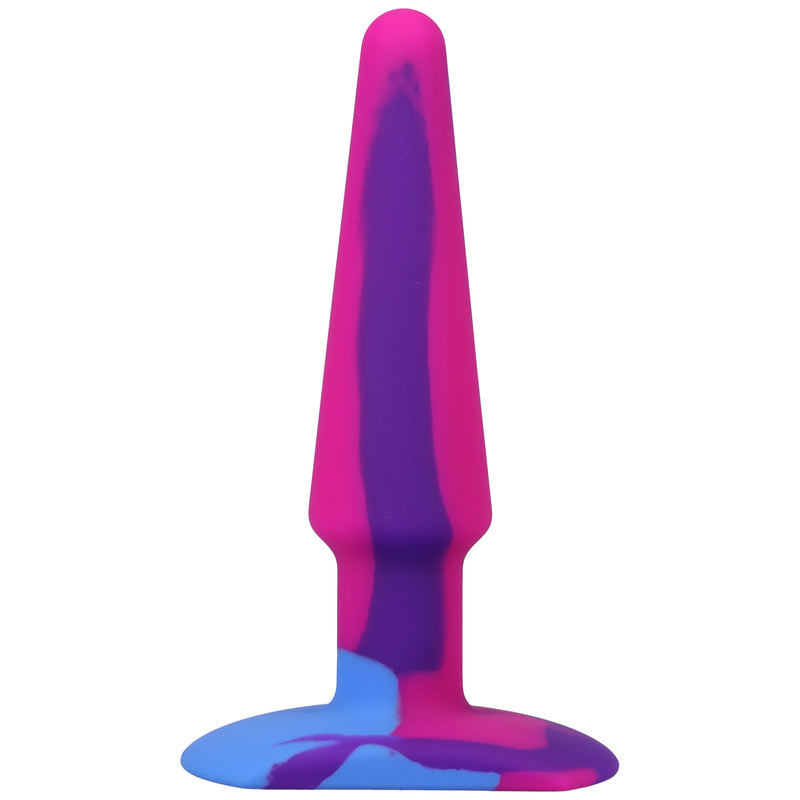 Doc Johnson A-Play Groovy Silicone Anal Plug 5 Inch - Berry