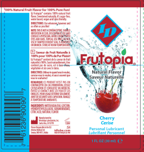 I.D. Lubricants ID Frutopia Natural Flavor Cherry 1 Oz