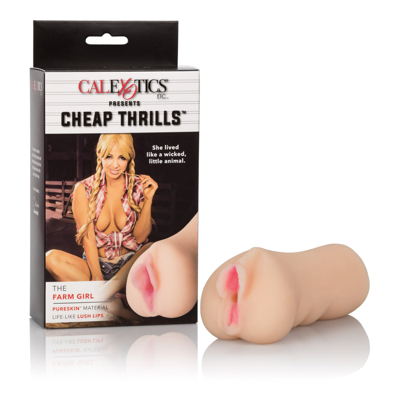 CalExotics Cheap Thrills - The Farm Girl - Stroker Masturbator - Realistic Pocket Pussy