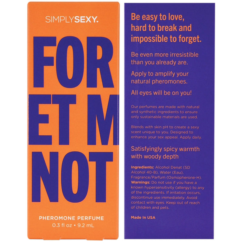 Classic Brands Simply Sexy Pheromone Perfume Forget Me Not 0.3 Oz
