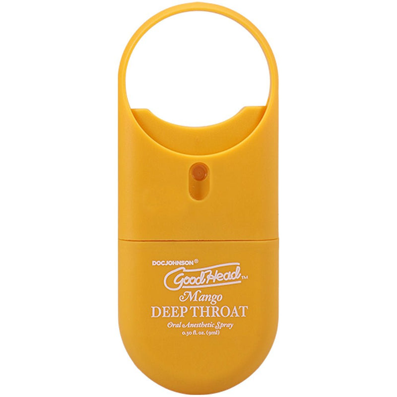 Doc Johnson Goodhead Deep Throat Spray to Go Mango .30fl Oz