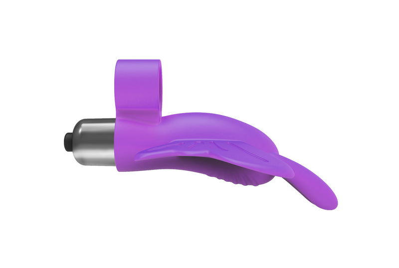 Icon Brands The 9's Flirt Finger Butterfly Finger Vibrator - Purple