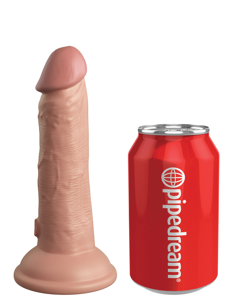 Pipedream King Cock Elite 6 Inch Silicone Dual Density Cock - Light