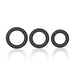 "Dr. Joel Kaplan Silicone Support Rings - Black SE5633002"
