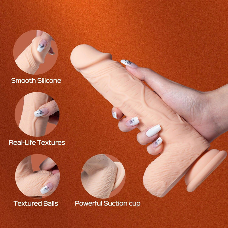Honey Play Box Paxton-App Controlled 7.5" Realistic Thrusting Penetrator Dildo