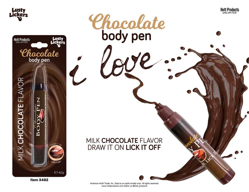 Hott Products Milk Chocolate Body Pen