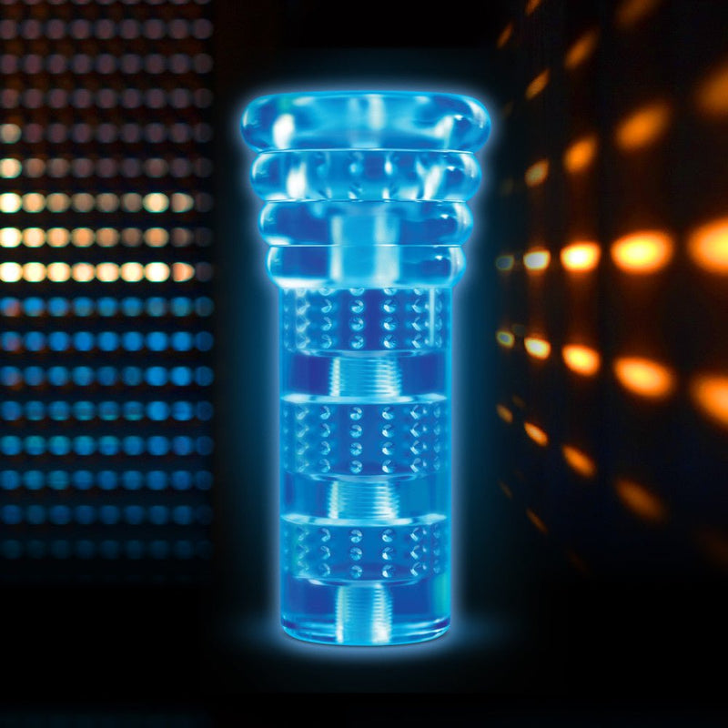 Eden Glow In The Dark Self-Lubricating Masturbator - Clear
