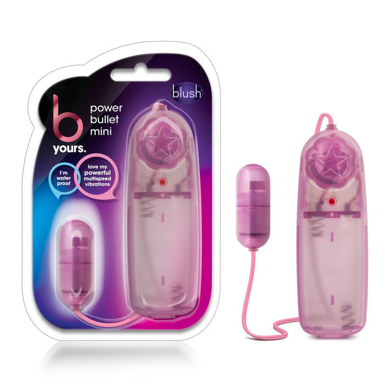 B Yours Power Bullet Mini Pink 1.60-Inch Vibrating Bullet