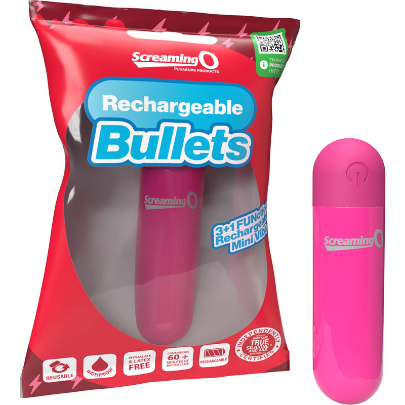 Screaming O Screaming O Rechargeable Bullet - Pink