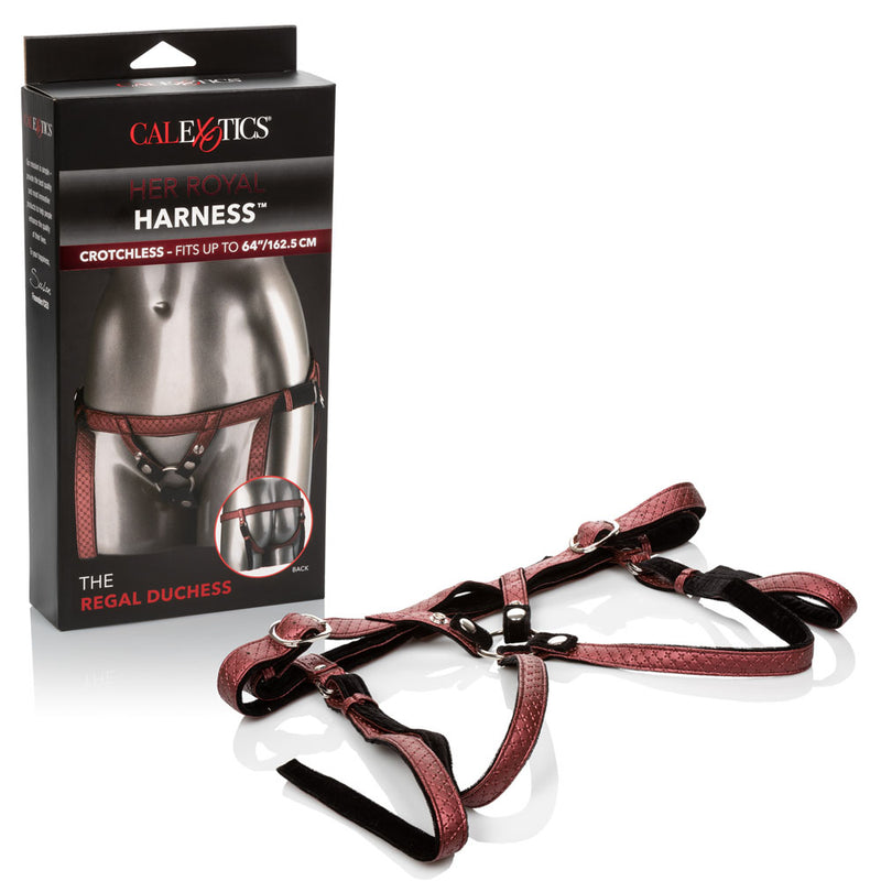 CalExotics Her Royal Harness the Regal Duchess - Red