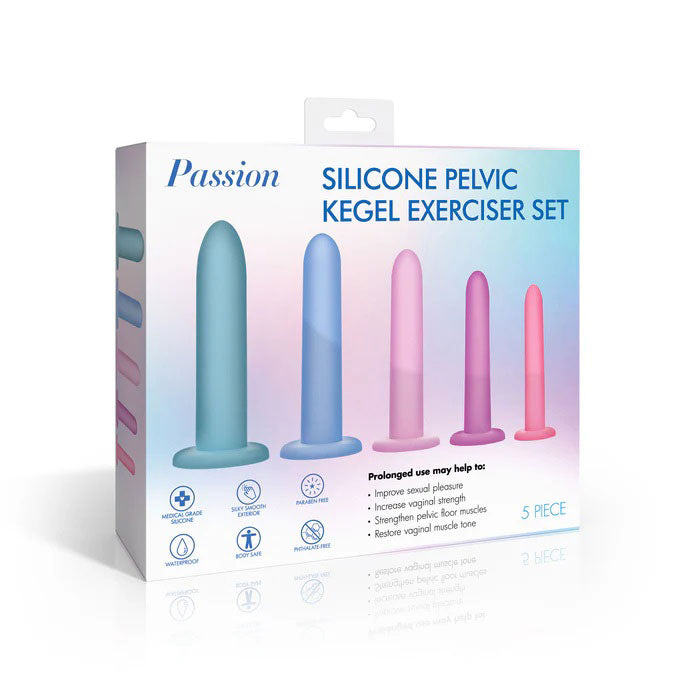 XR Brands Silicone Pelvic Kegel Exerciser Set